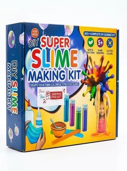 DIY Super Slime Making Kit for Kids, 3-10 Years