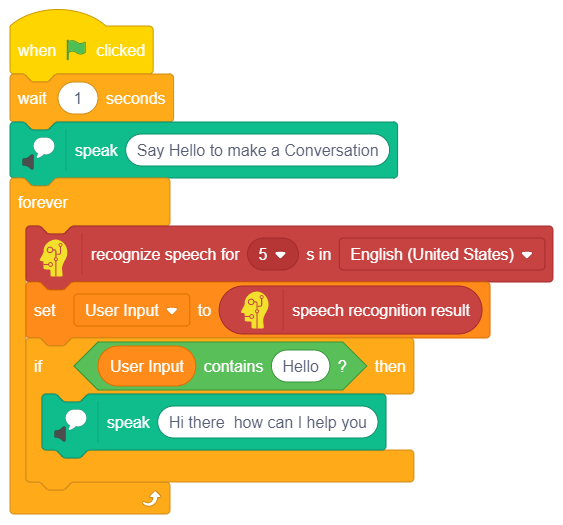 Code - A Simple Chat Bot
